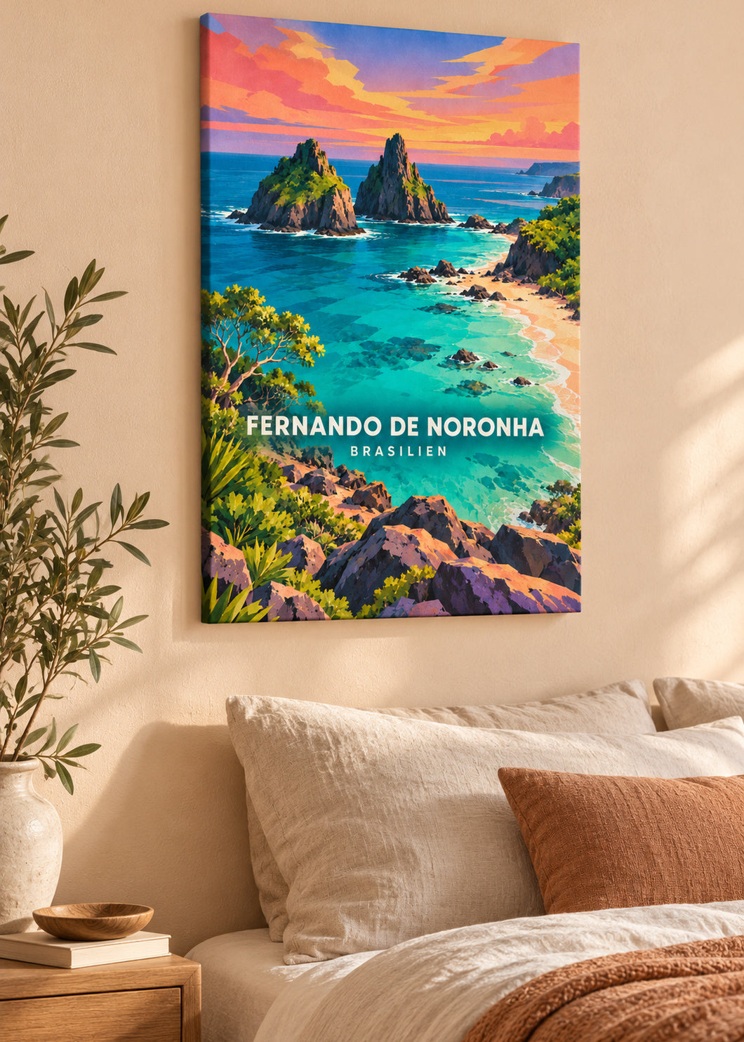 Fernando de Noronha – Brasilien – Leinwand ohne Rahmen