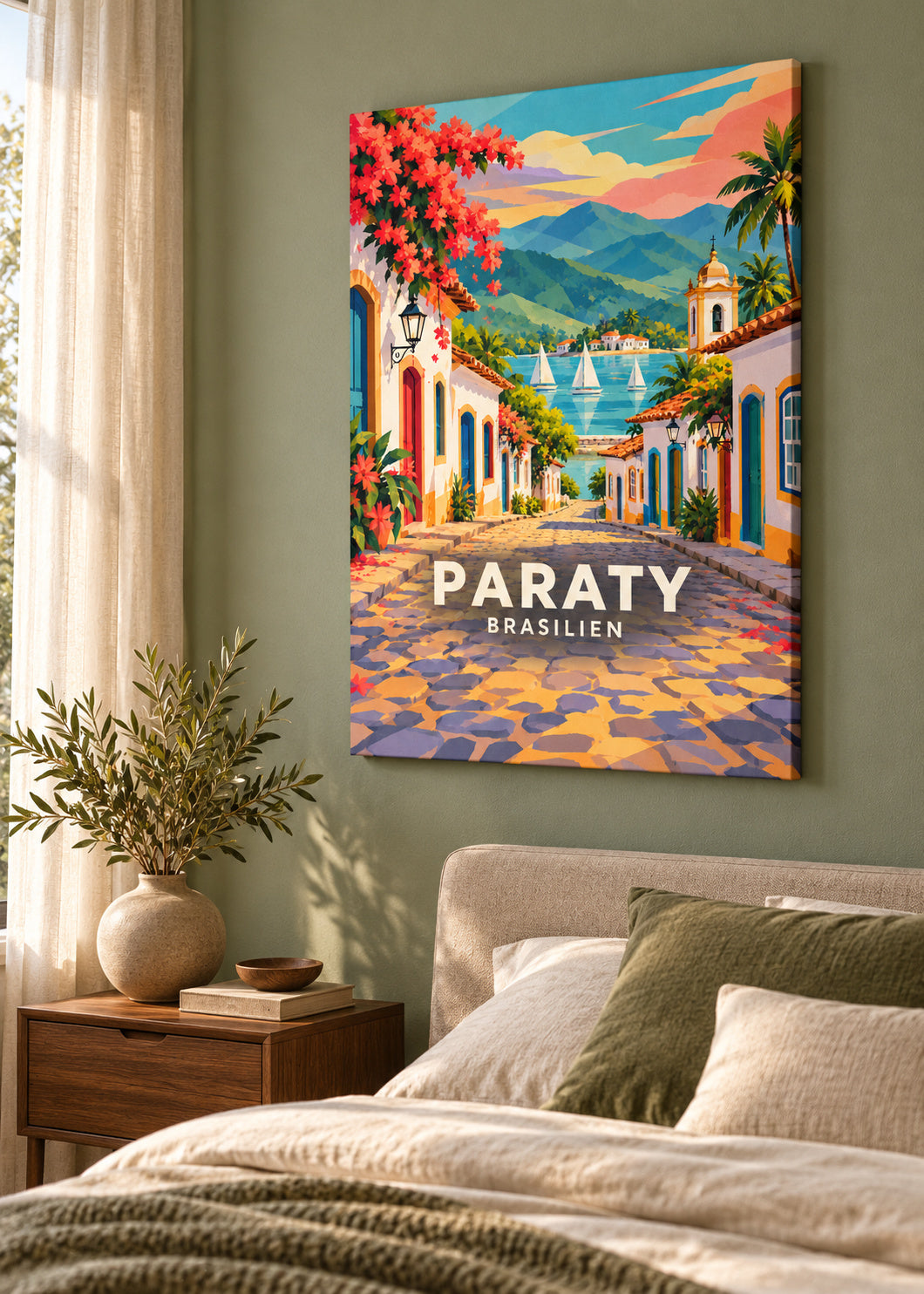 Paraty – Brasilien – Leinwand ohne Rahmen