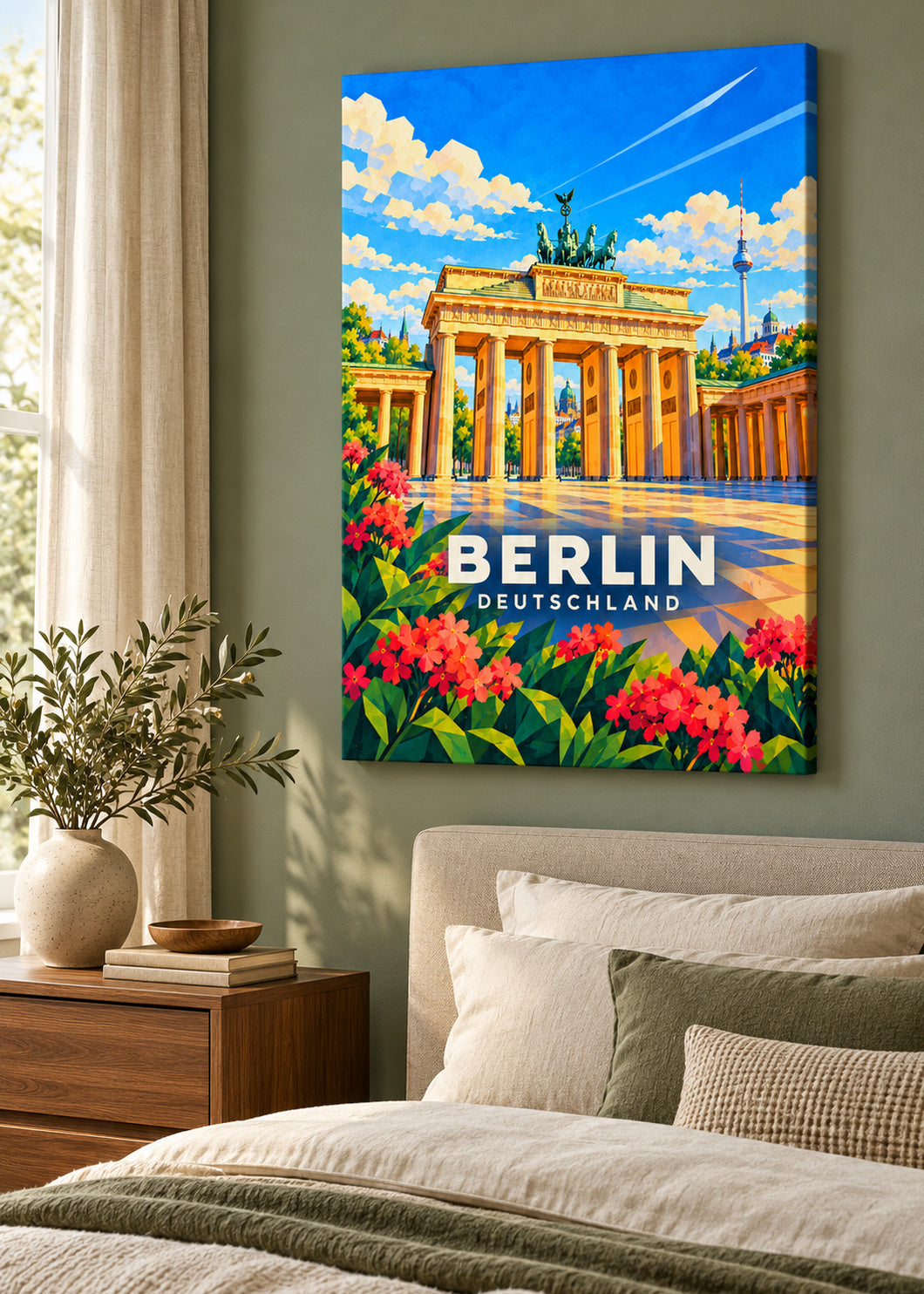Berlin – Deutschland – Leinwand ohne Rahmen