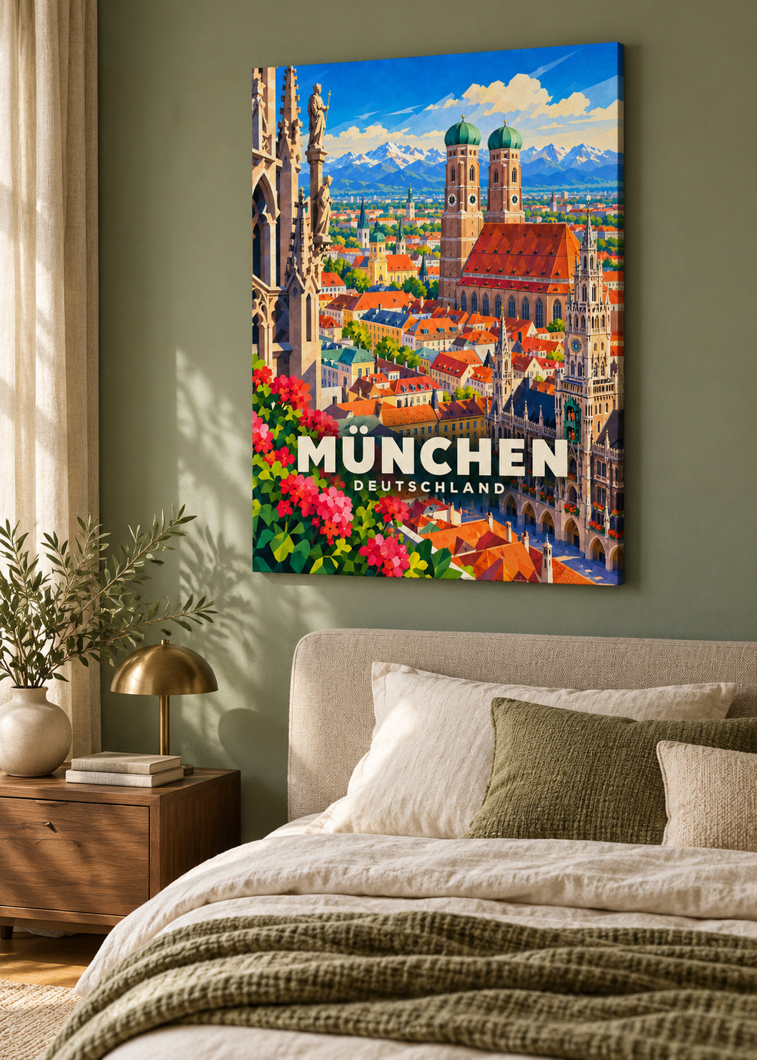 München – Deutschland – Leinwand ohne Rahmen