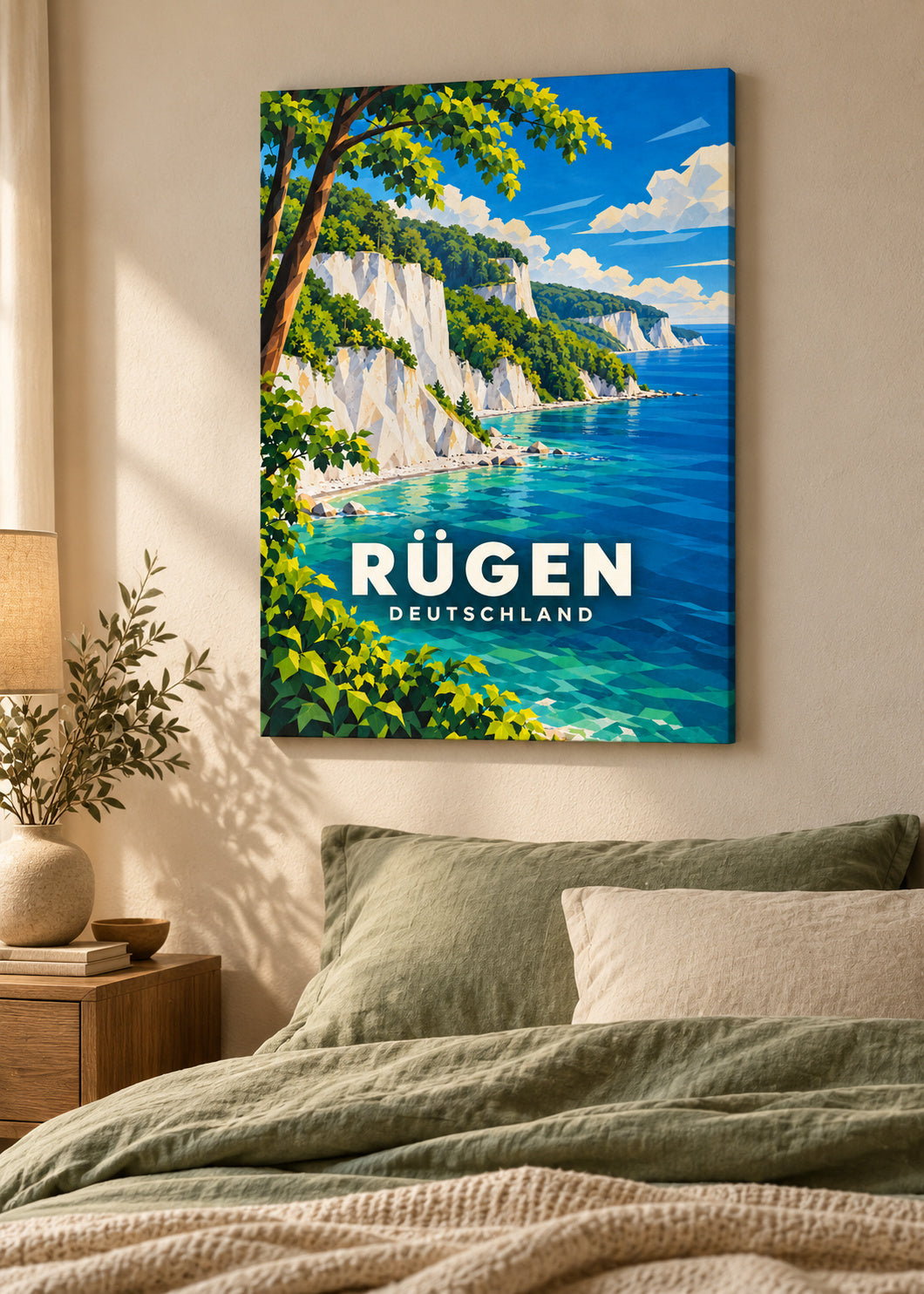 Rügen – Deutschland – Leinwand ohne Rahmen