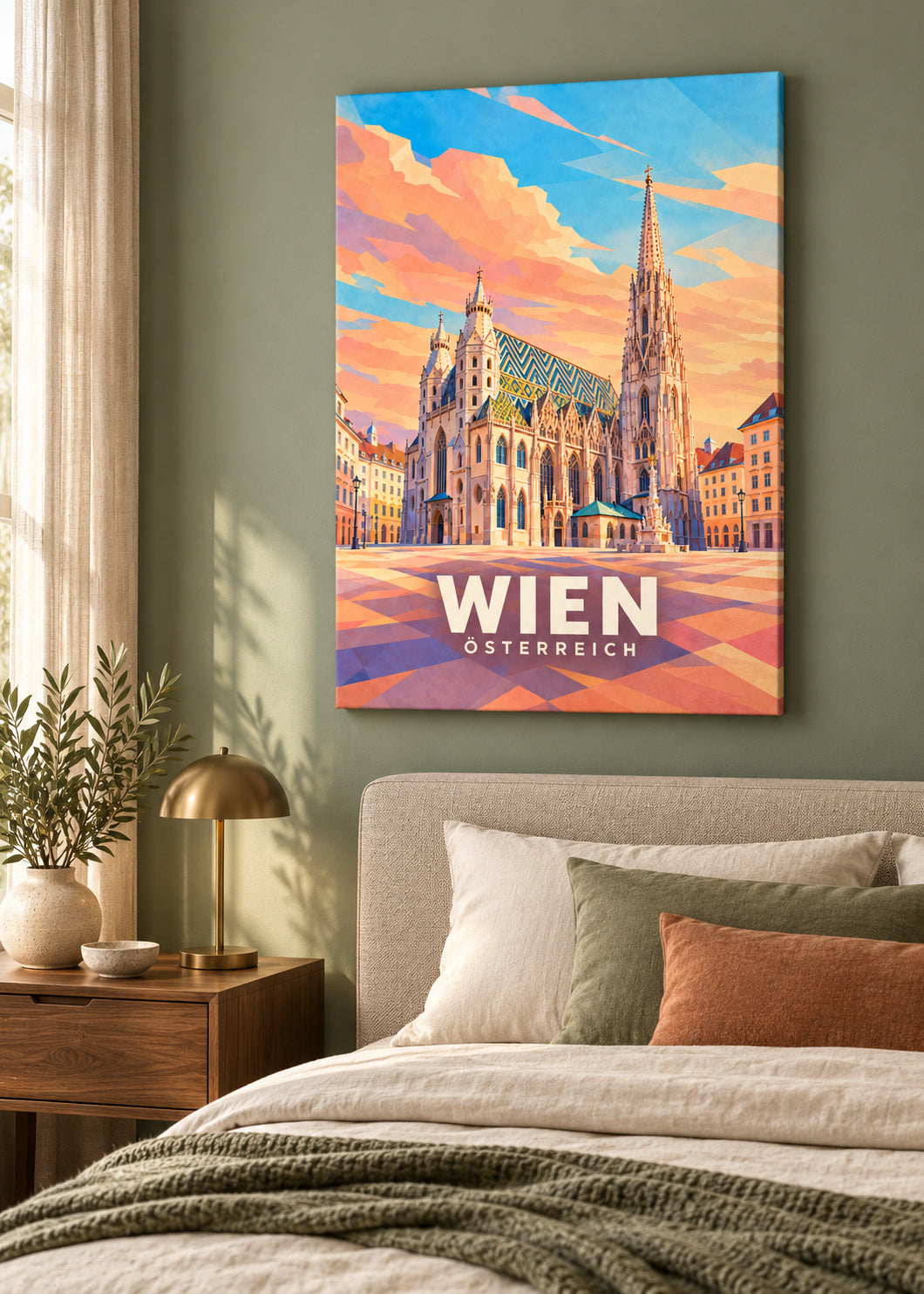 Wien – Österreich – Leinwand ohne Rahmen