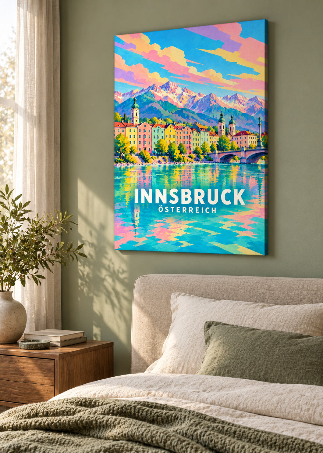 Innsbruck – Österreich – Leinwand ohne Rahmen