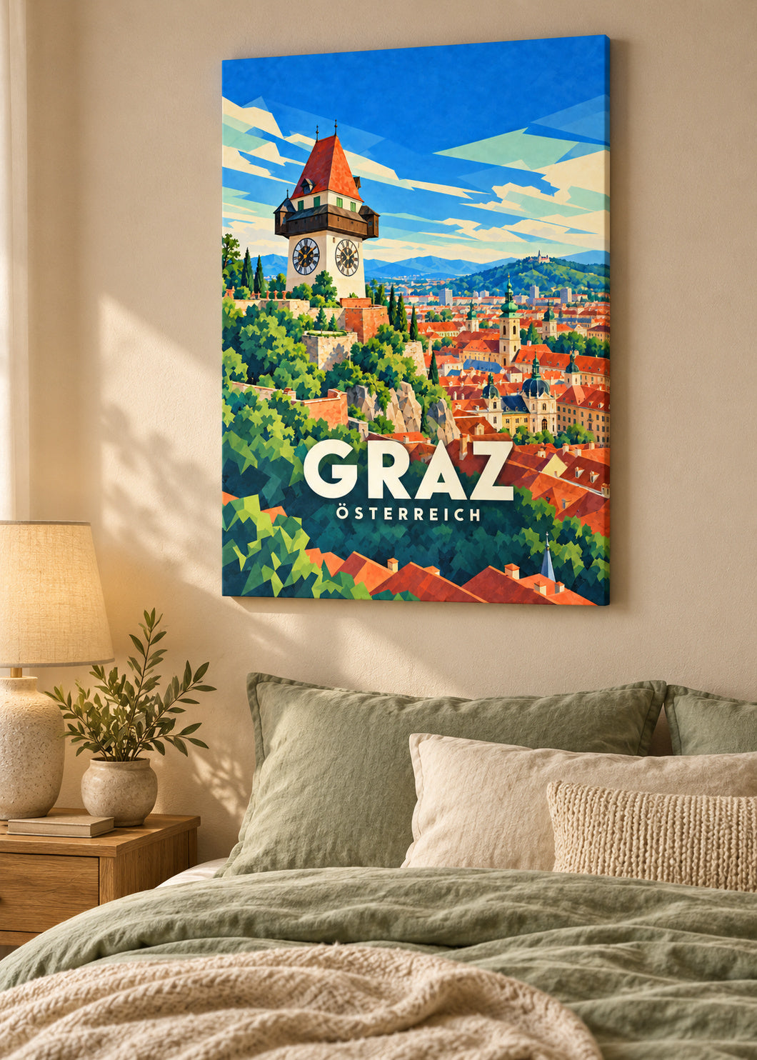 Graz – Österreich – Leinwand ohne Rahmen
