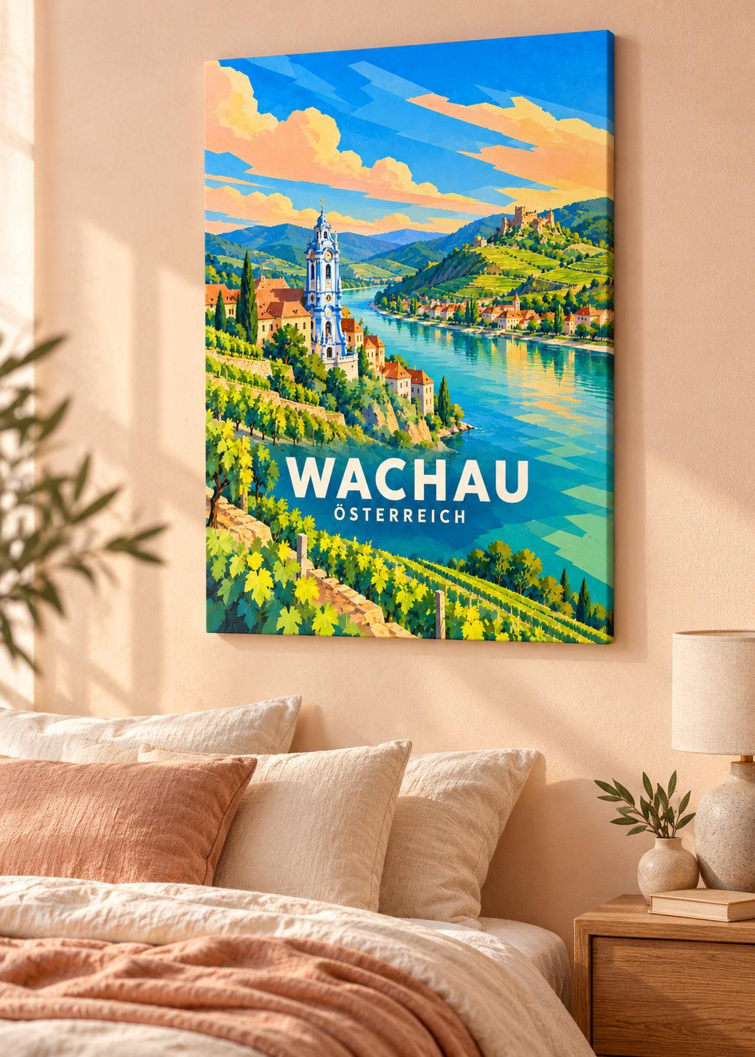 Wachau – Österreich – Leinwand ohne Rahmen
