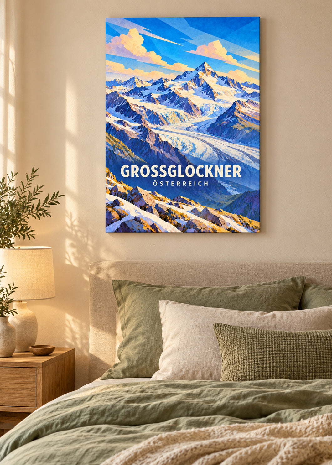 Großglockner – Österreich – Leinwand ohne Rahmen