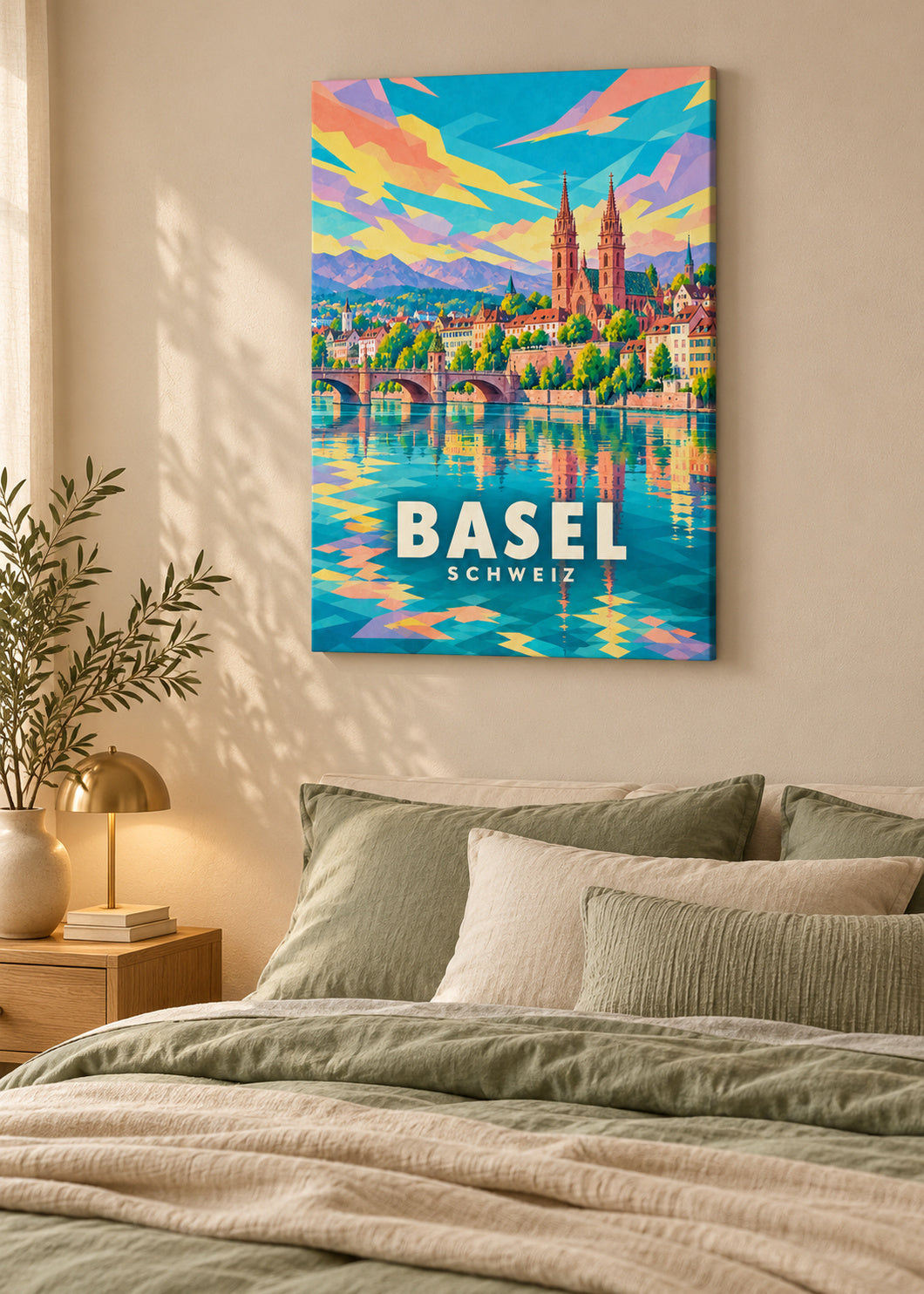 Basel – Schweiz – rahmenlose Leinwand