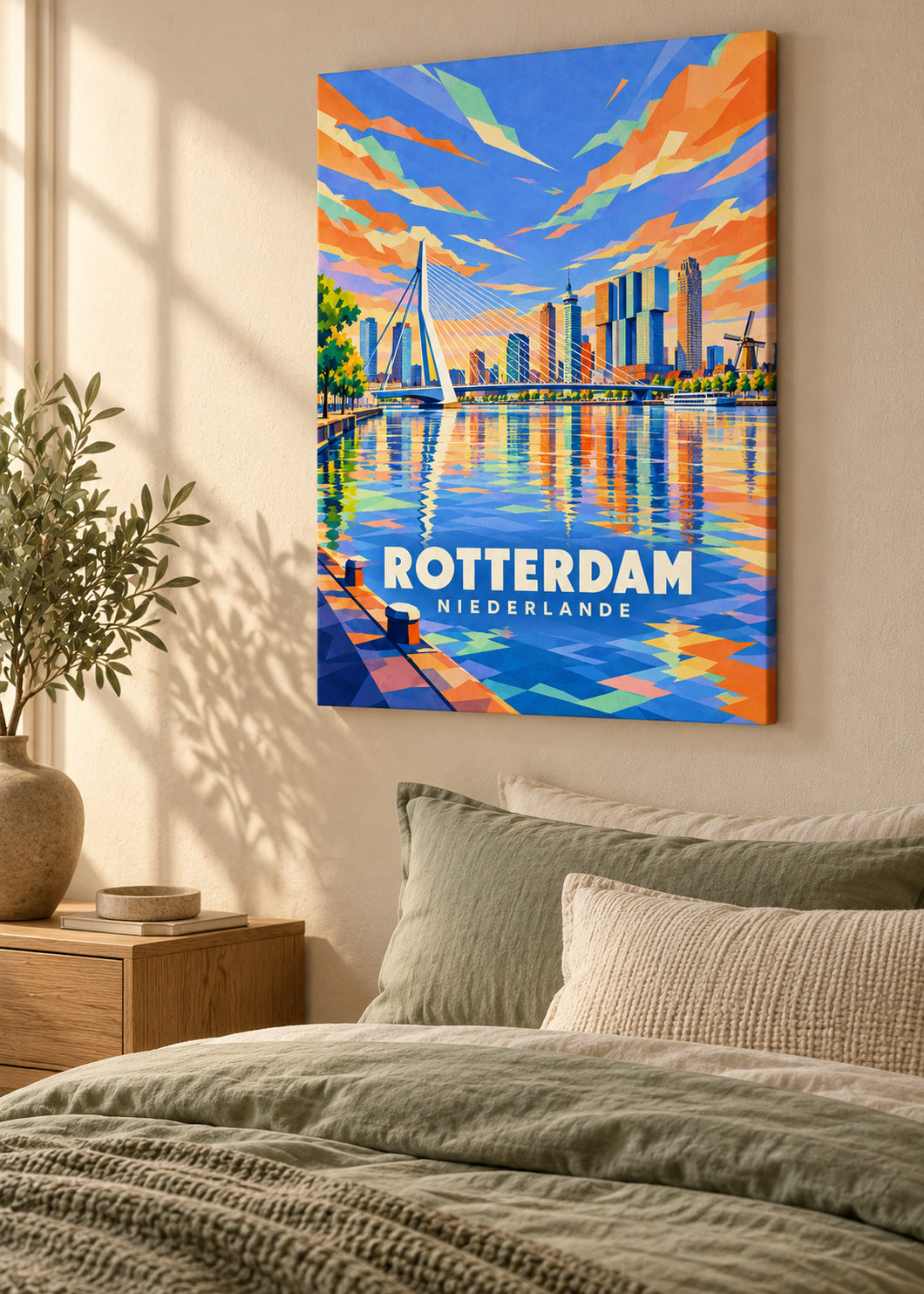 Rotterdam – Niederlande – rahmenlose Leinwand
