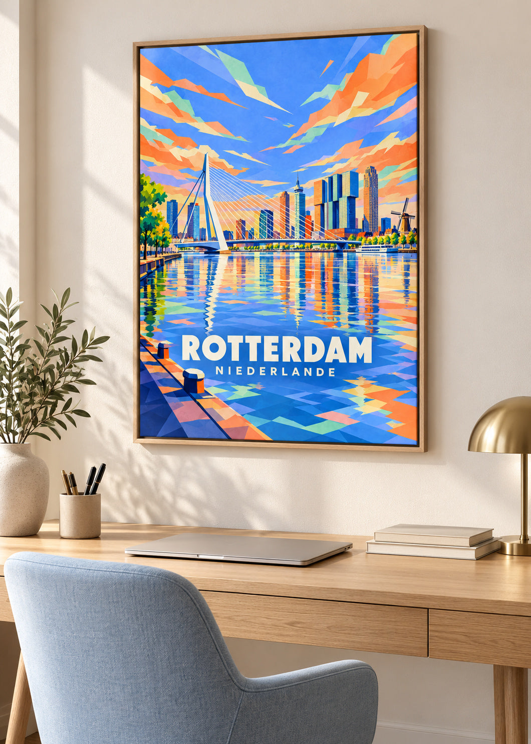 Rotterdam – Niederlande – Naturholz-Schattenfugenrahmen