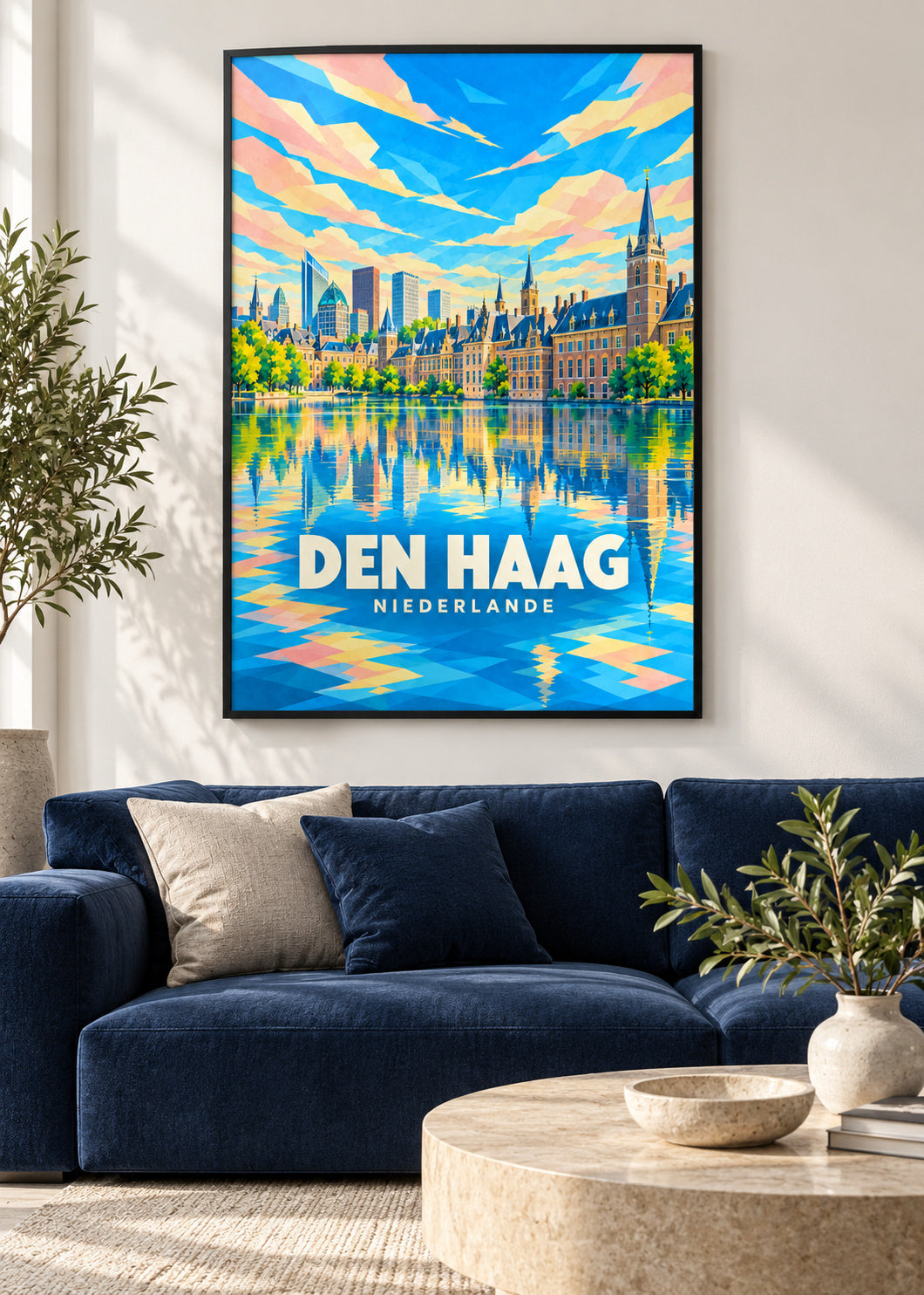 Den Haag – Niederlande – schwarzer Rahmen