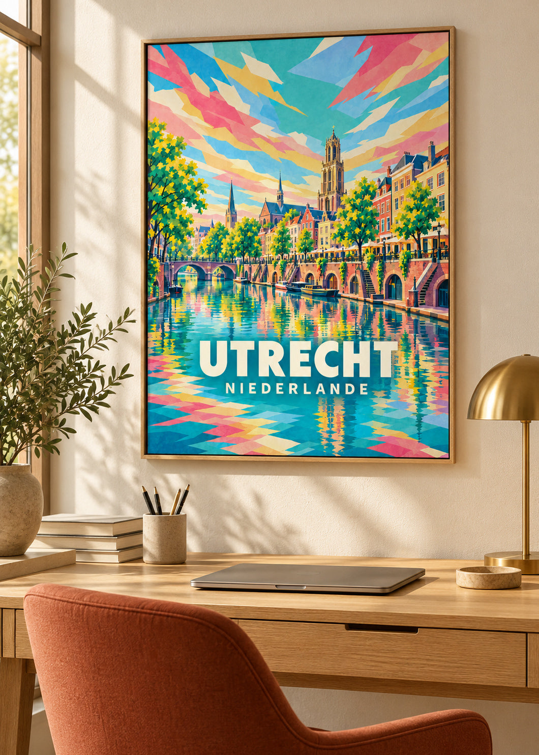 Utrecht – Niederlande – Naturholz-Schattenfugenrahmen