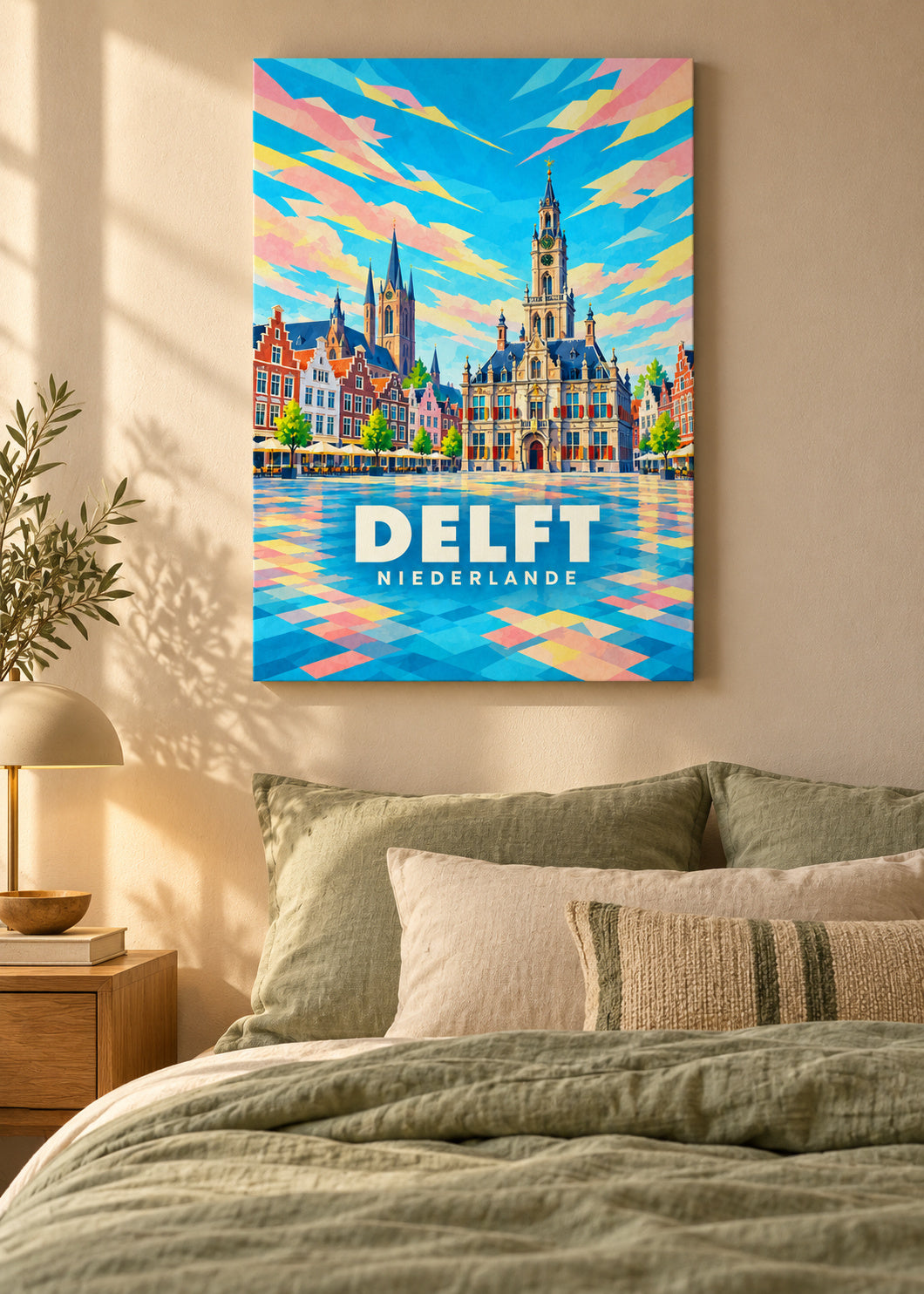 Delft – Niederlande – rahmenlose Leinwand