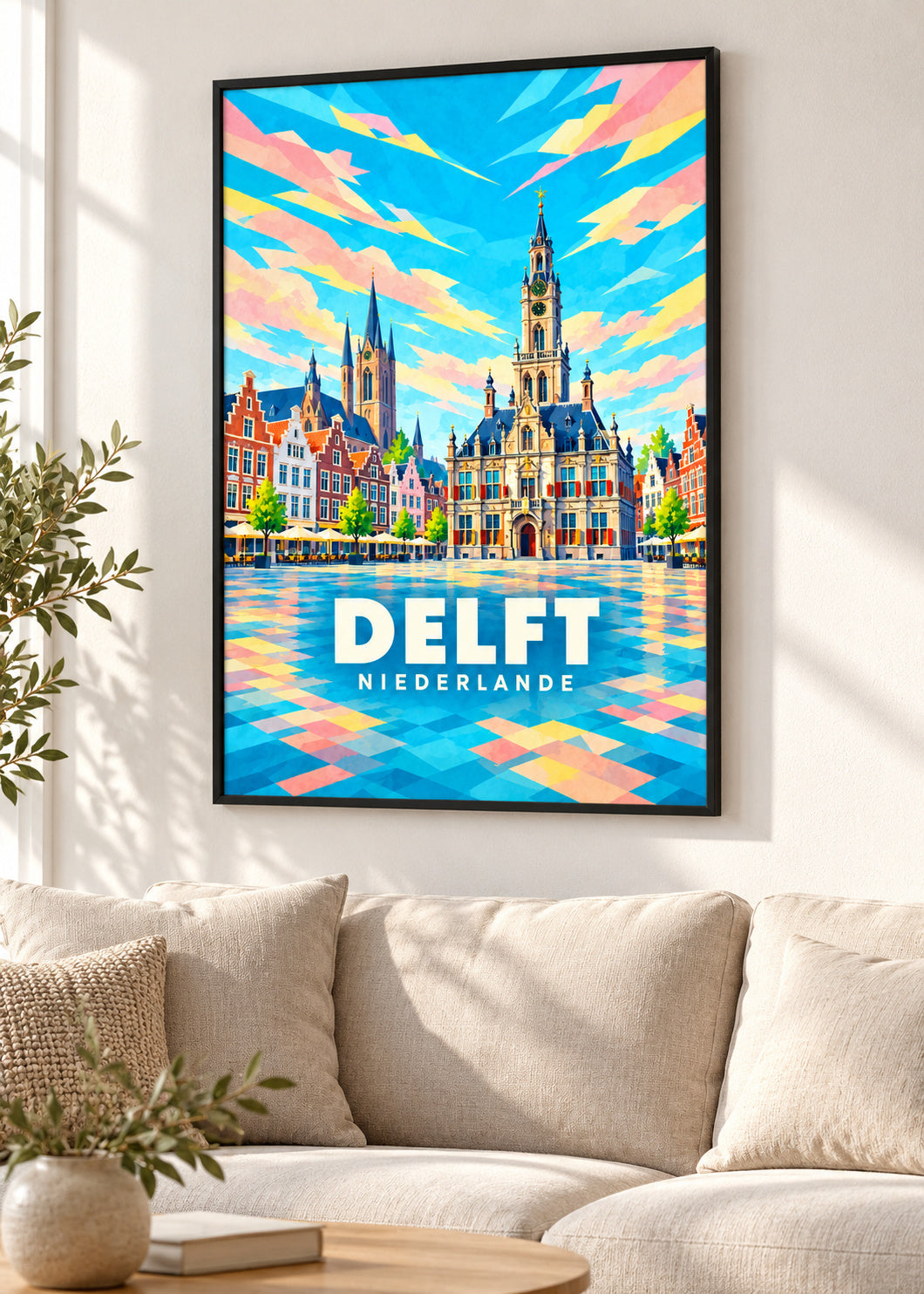 Delft – Niederlande – schwarzer Rahmen