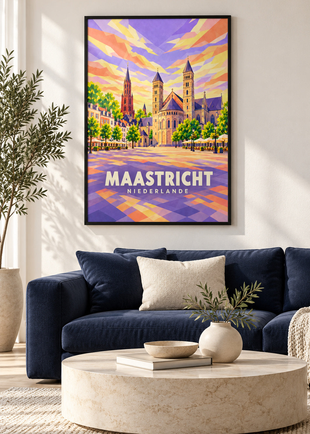 Maastricht – Niederlande – schwarzer Rahmen