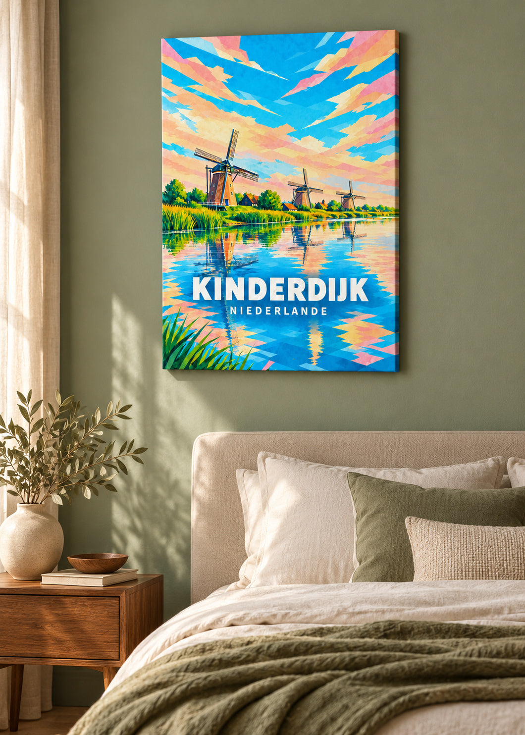 Kinderdijk – Niederlande – rahmenlose Leinwand