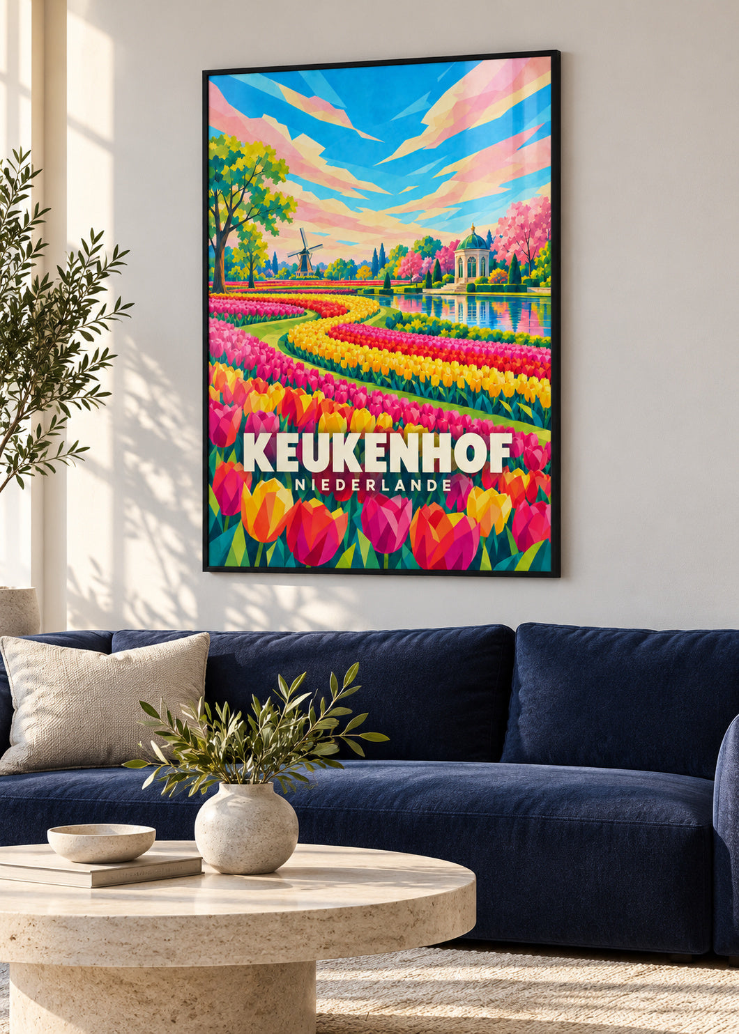 Keukenhof – Niederlande – schwarzer Rahmen