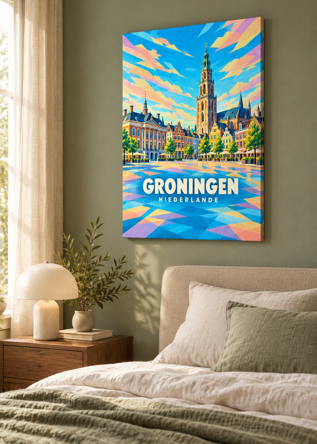 Groningen – Niederlande – rahmenlose Leinwand
