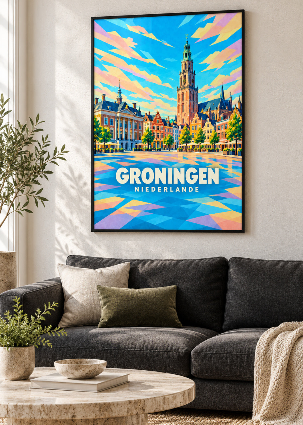 Groningen – Niederlande – schwarzer Rahmen