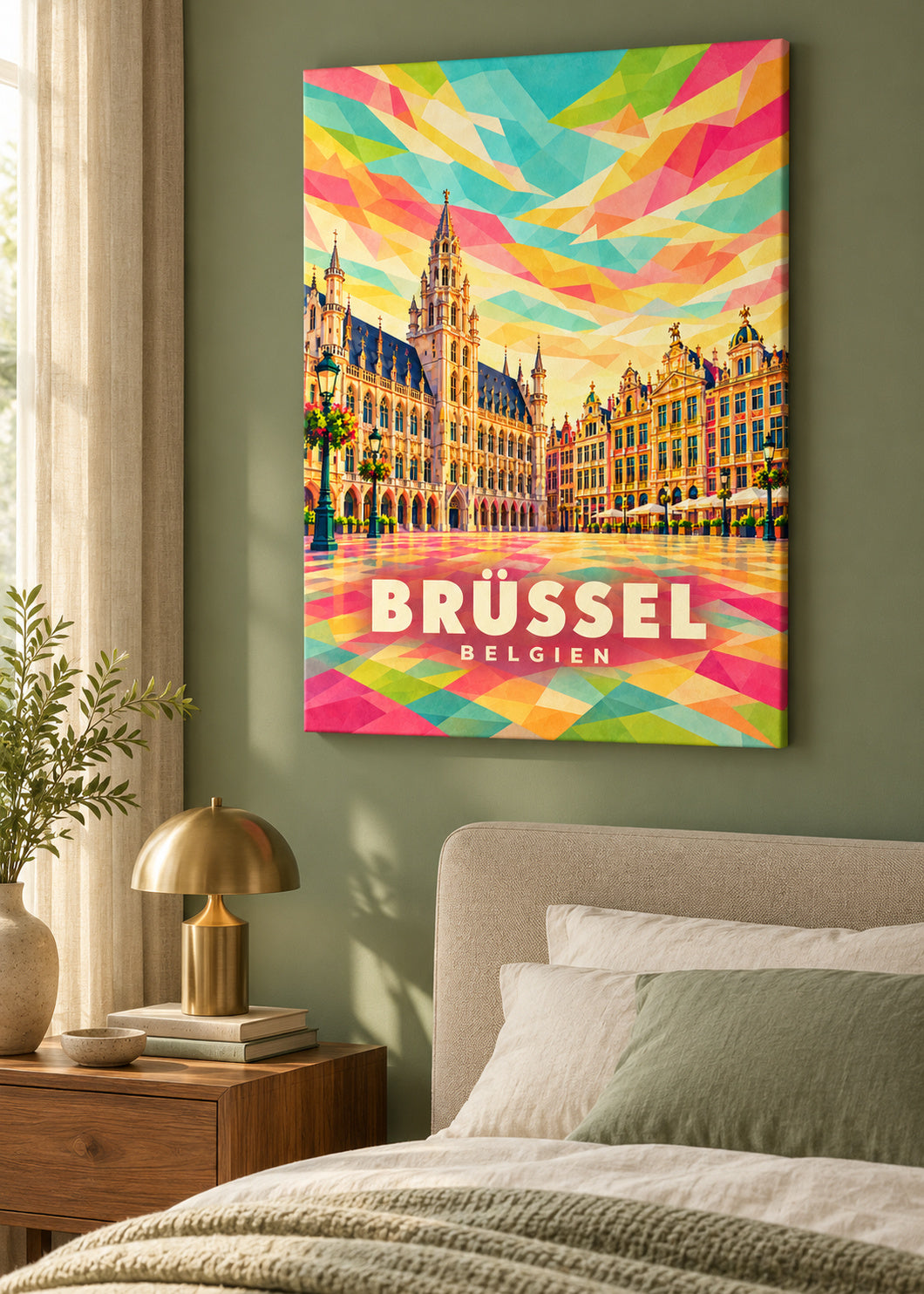 Brüssel – Belgien – rahmenlose Leinwand