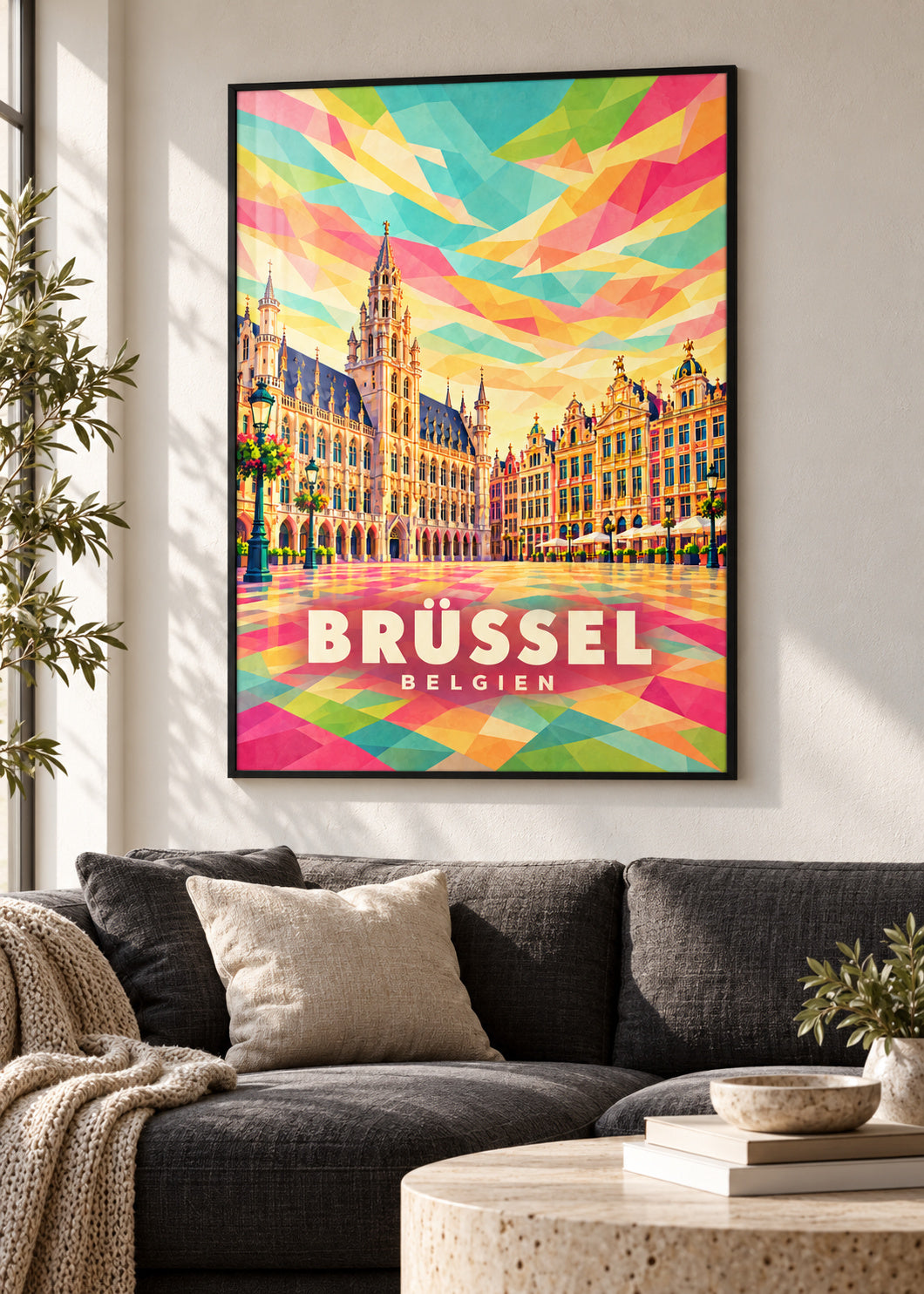 Brüssel – Belgien – schwarzer Rahmen