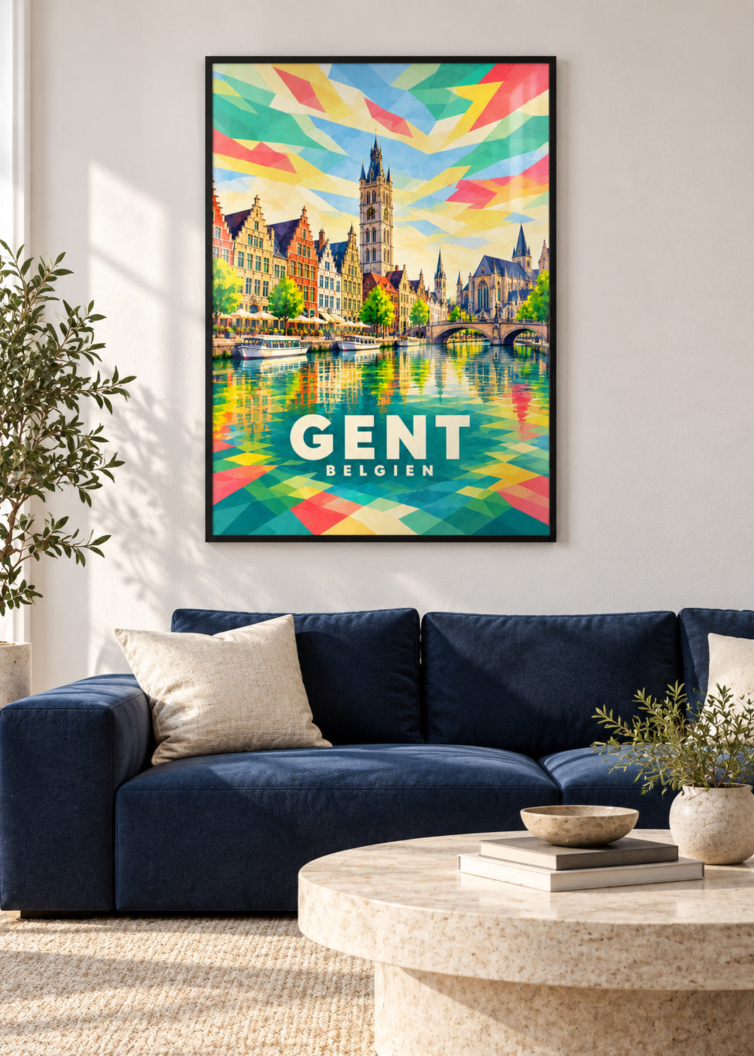 Gent – Belgien – schwarzer Rahmen