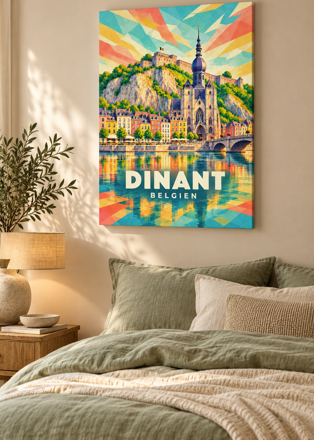 Dinant – Belgien – rahmenlose Leinwand