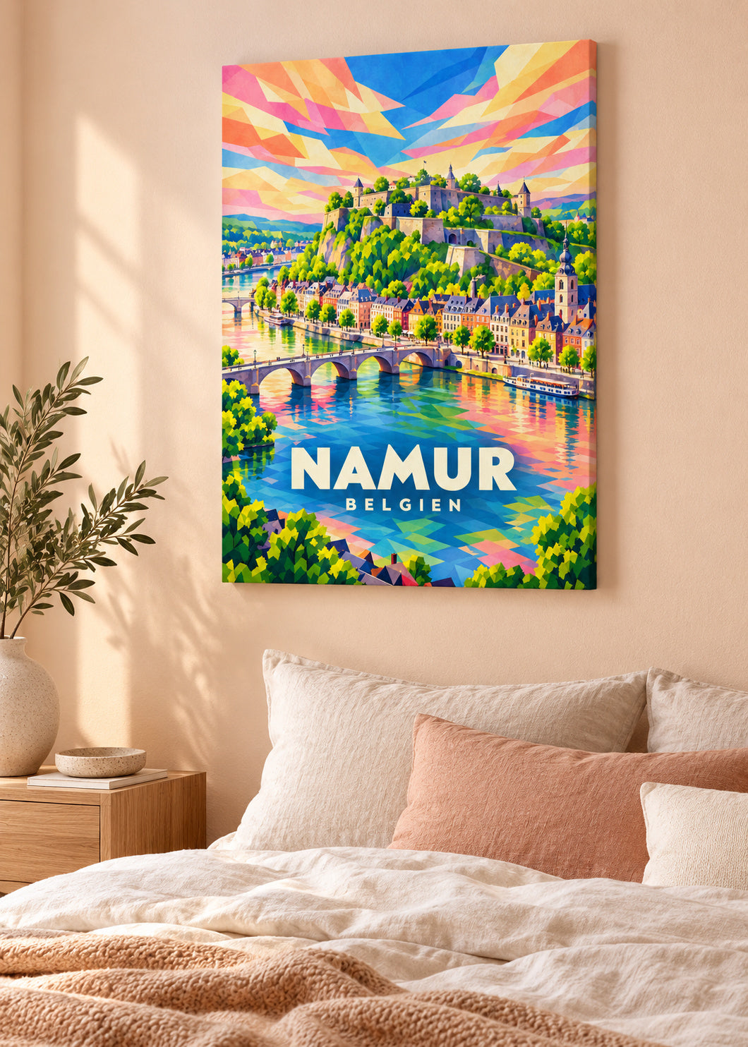 Namur – Belgien – rahmenlose Leinwand