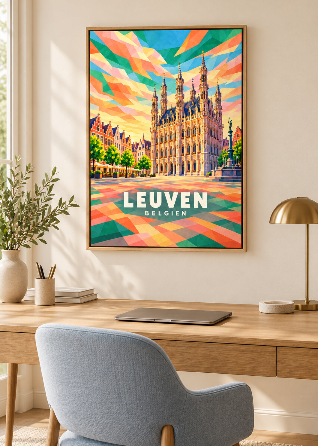 Leuven – Belgien – Naturholz-Schattenfugenrahmen