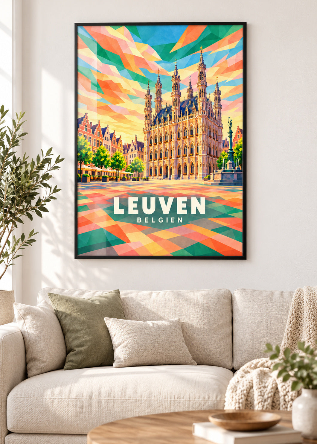 Leuven – Belgien – schwarzer Rahmen