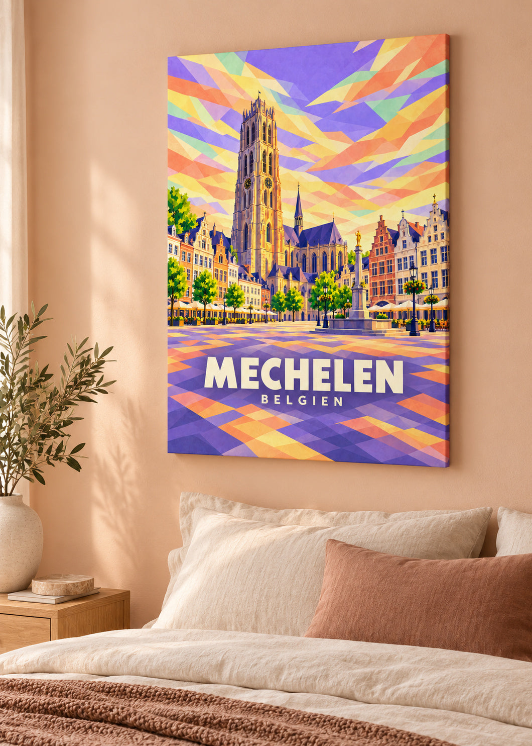 Mechelen – Belgien – rahmenlose Leinwand