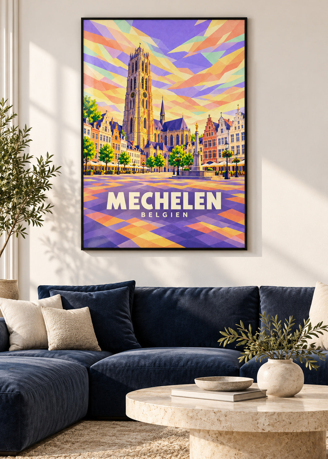 Mechelen – Belgien – schwarzer Rahmen