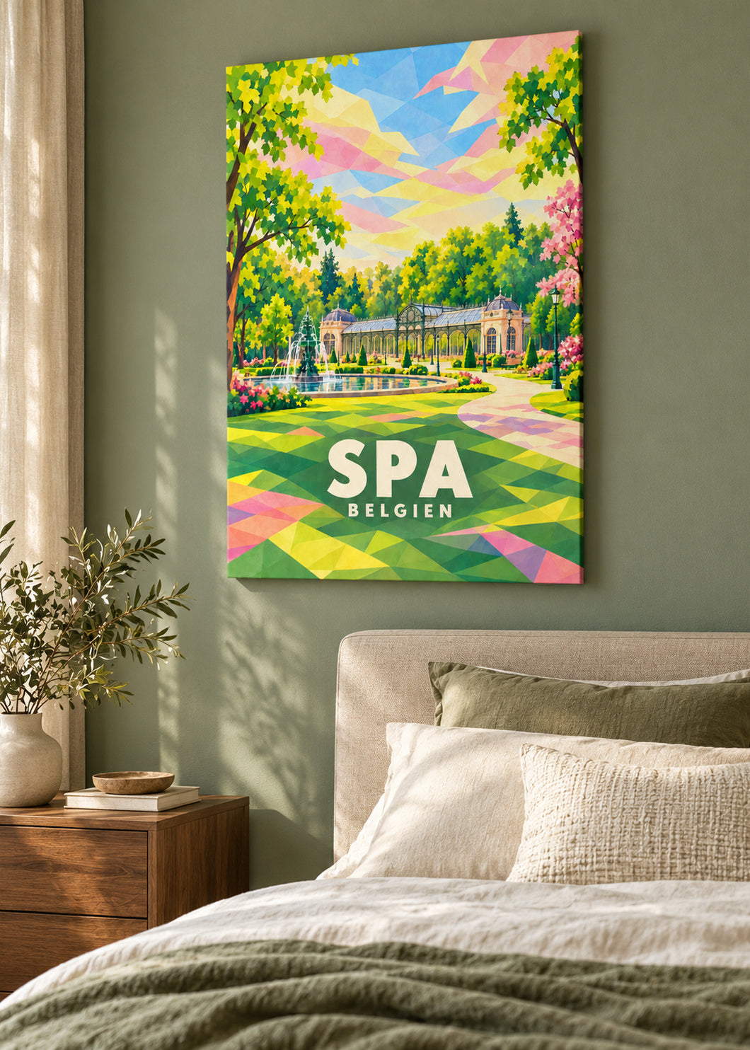 Spa – Belgien – rahmenlose Leinwand