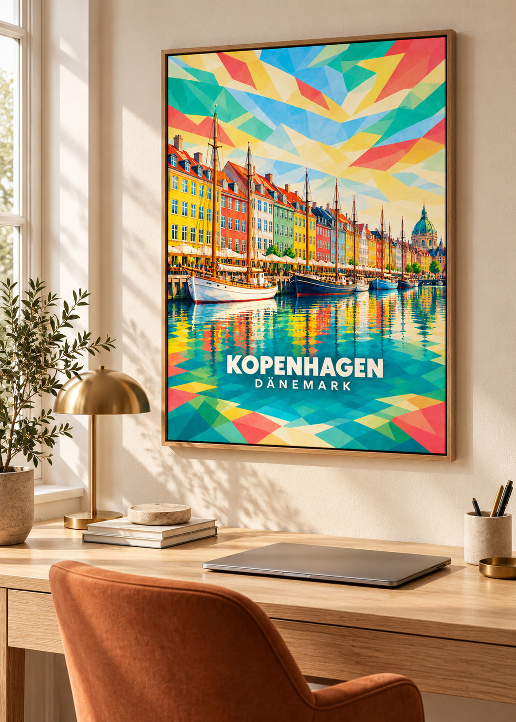 Kopenhagen – Dänemark – Naturholz-Schattenfugenrahmen