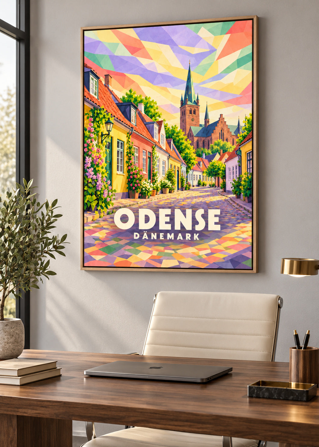 Odense – Dänemark – Naturholz-Schattenfugenrahmen