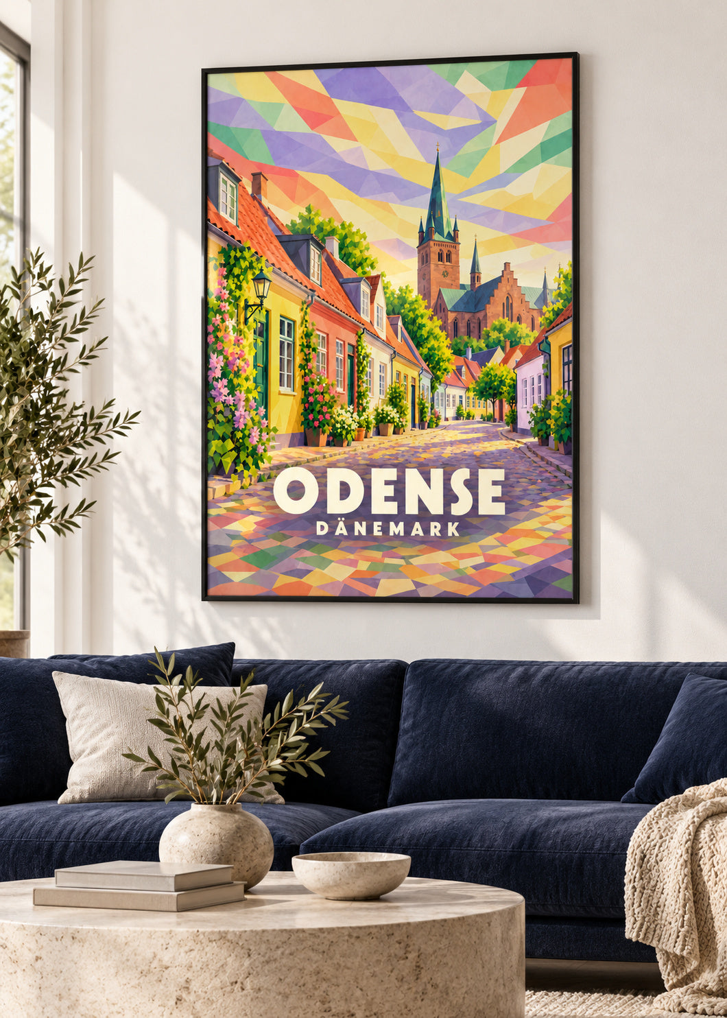Odense – Dänemark – schwarzer Rahmen