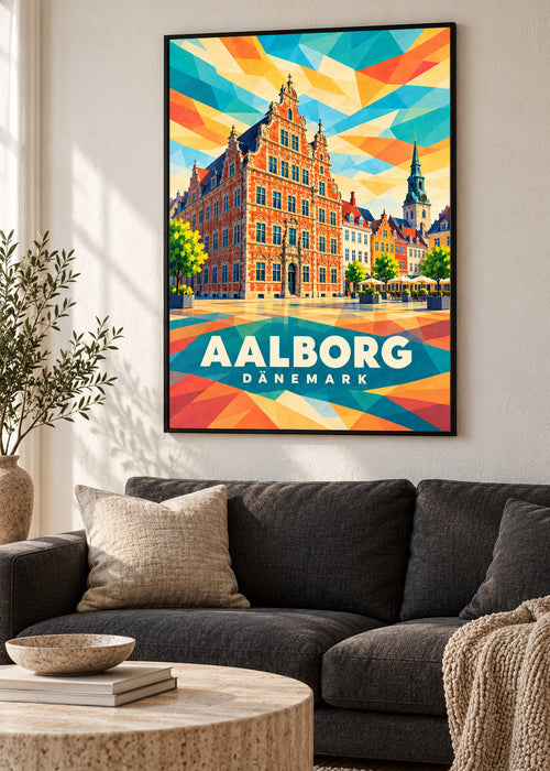 Aalborg – Dänemark – schwarzer Rahmen