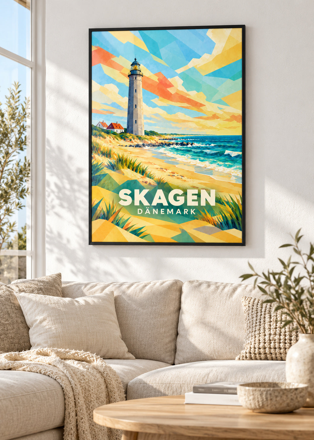 Skagen – Dänemark – schwarzer Rahmen