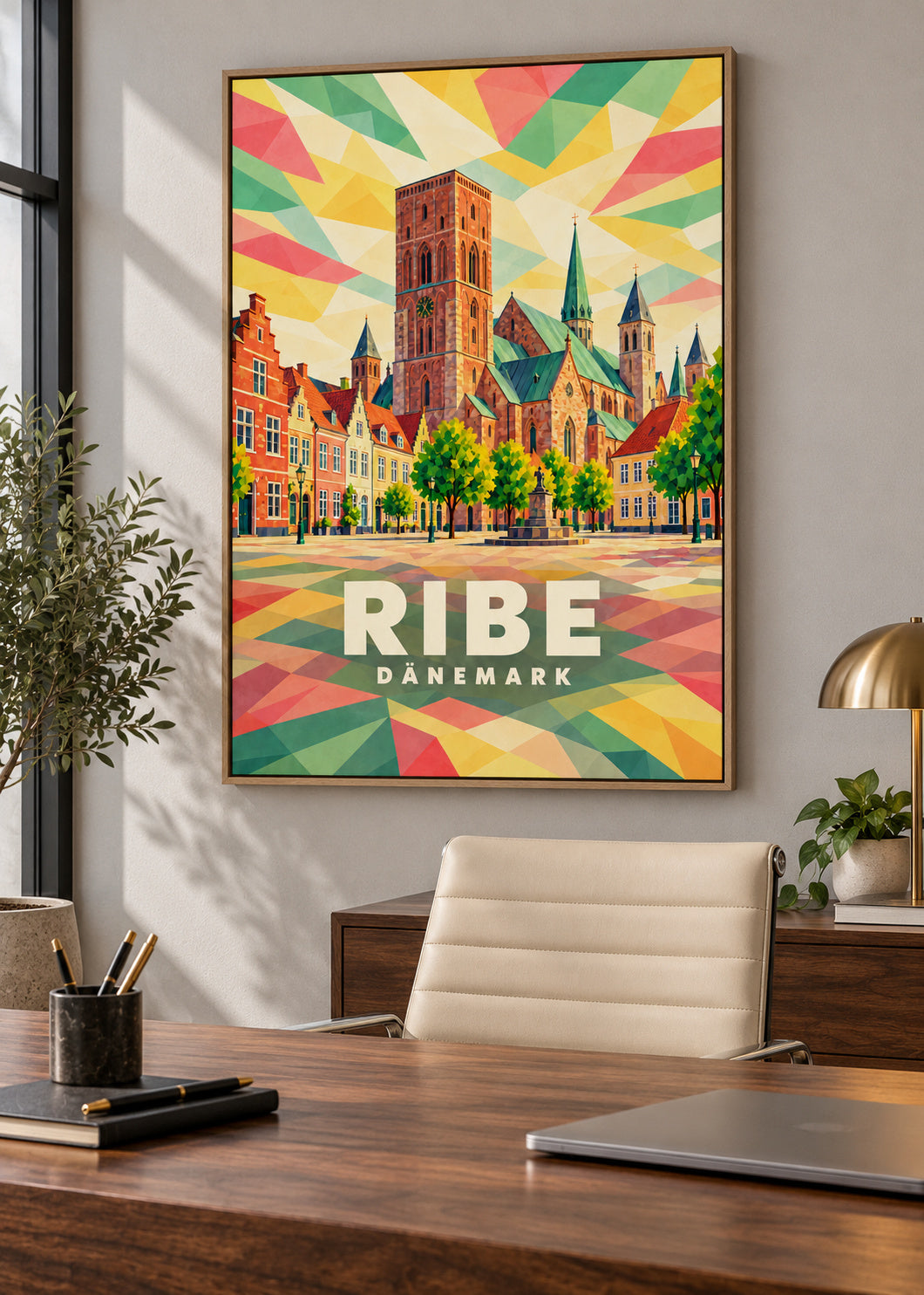 Ribe – Dänemark – Naturholz-Schattenfugenrahmen