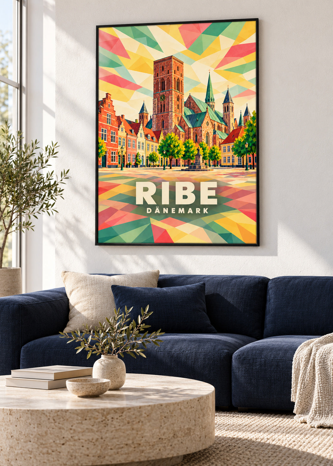 Ribe – Dänemark – schwarzer Rahmen