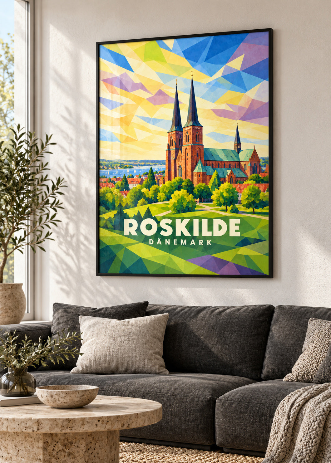 Roskilde – Dänemark – schwarzer Rahmen