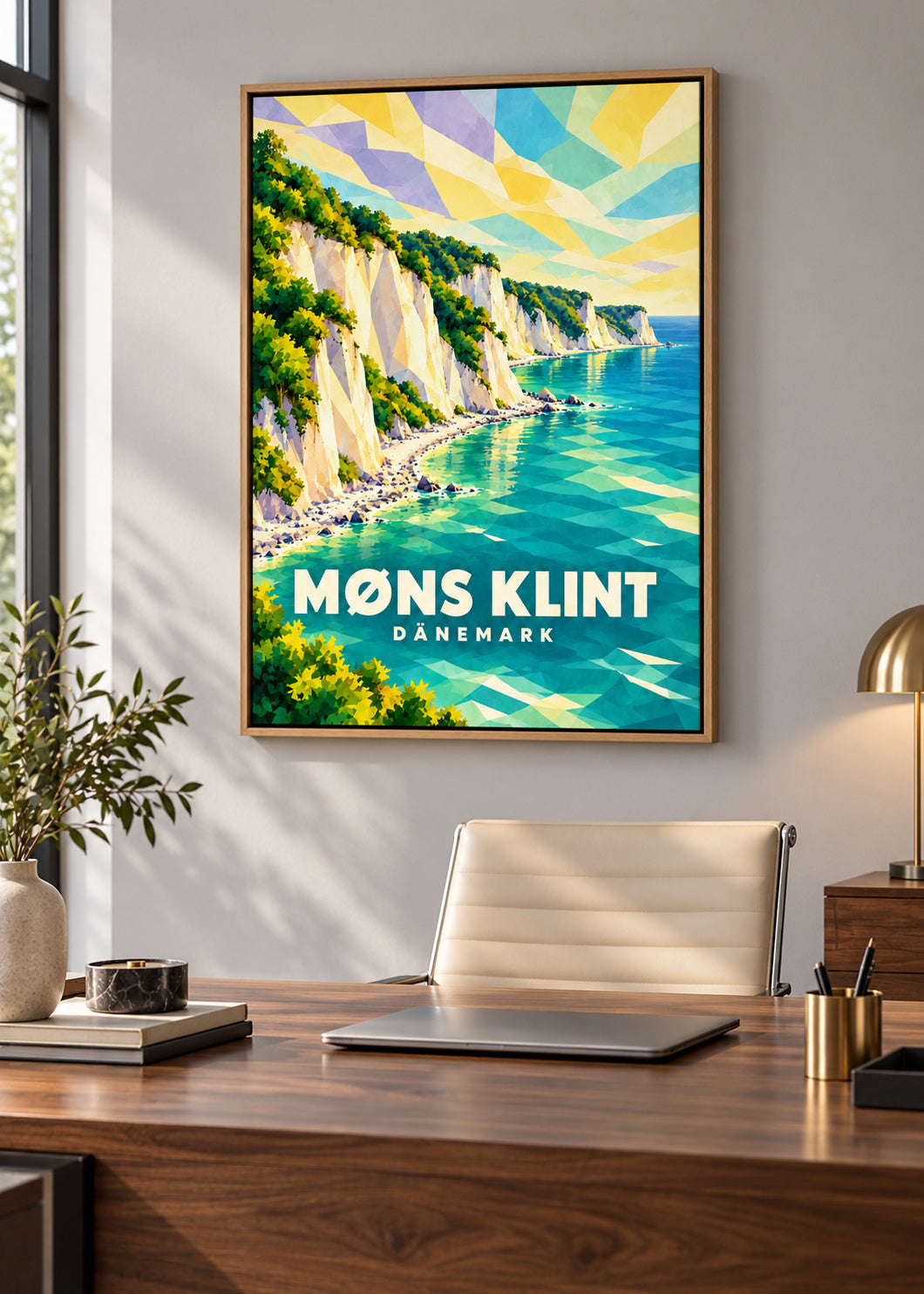 Møns Klint – Dänemark – Naturholz-Schattenfugenrahmen