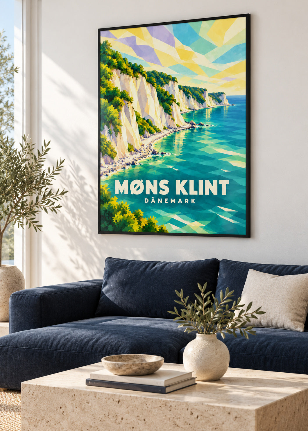 Møns Klint – Dänemark – schwarzer Rahmen