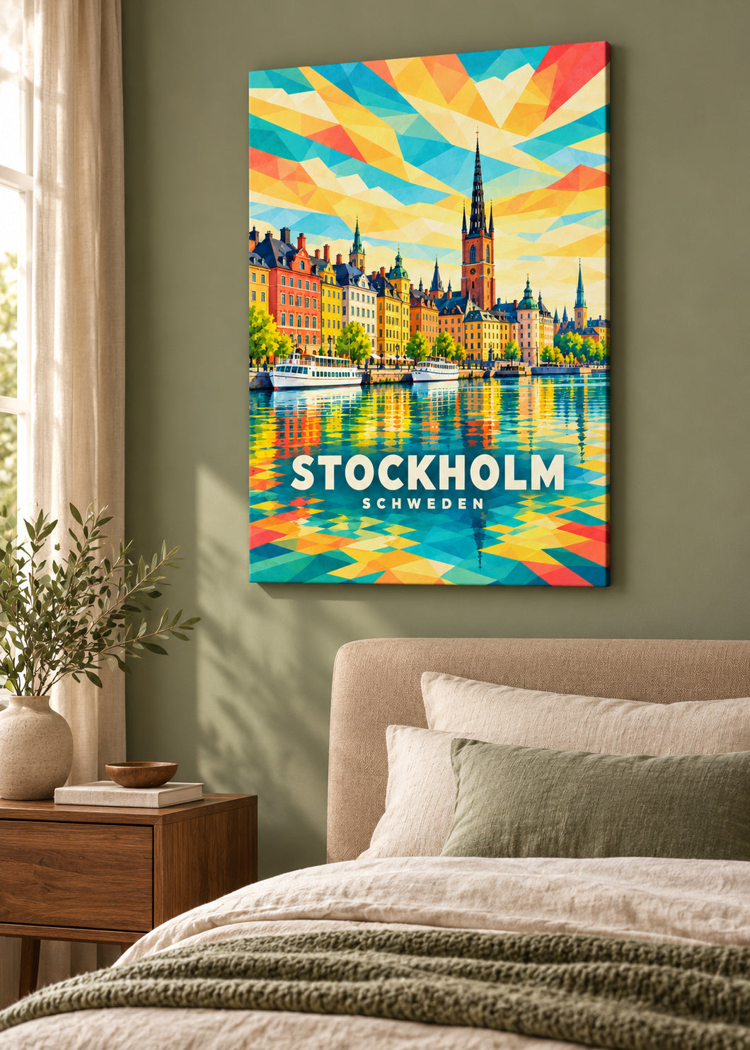 Stockholm – Schweden – Slim-Leinwand