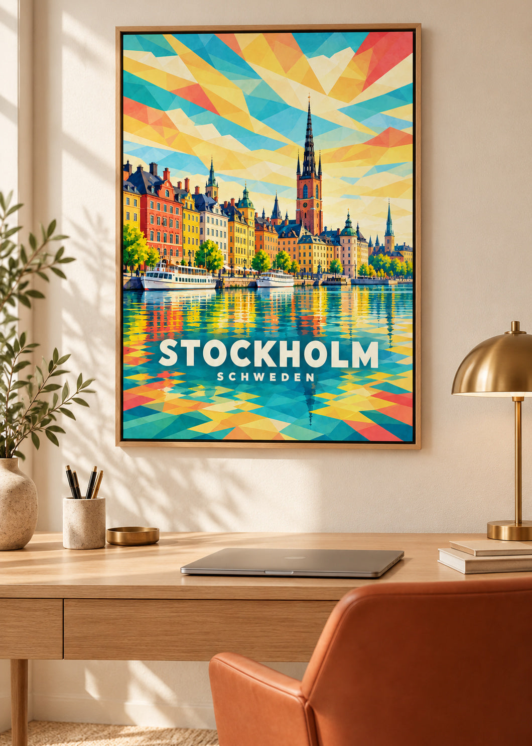 Stockholm – Schweden – Naturholz-Schattenfugenrahmen