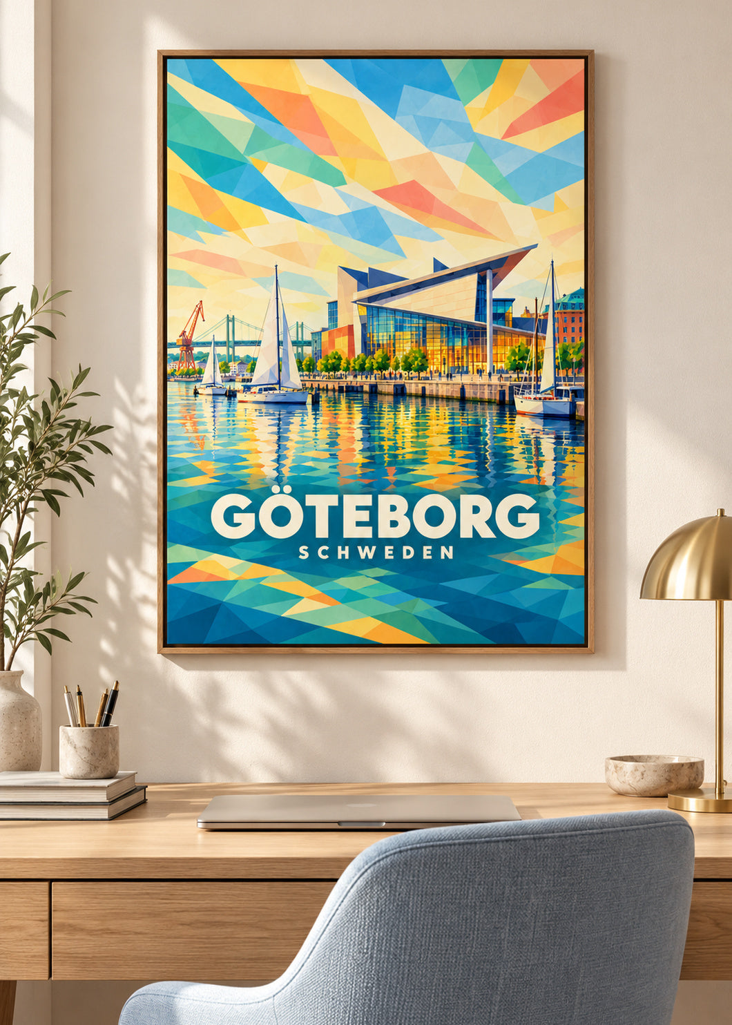 Göteborg – Schweden – Naturholz-Schattenfugenrahmen