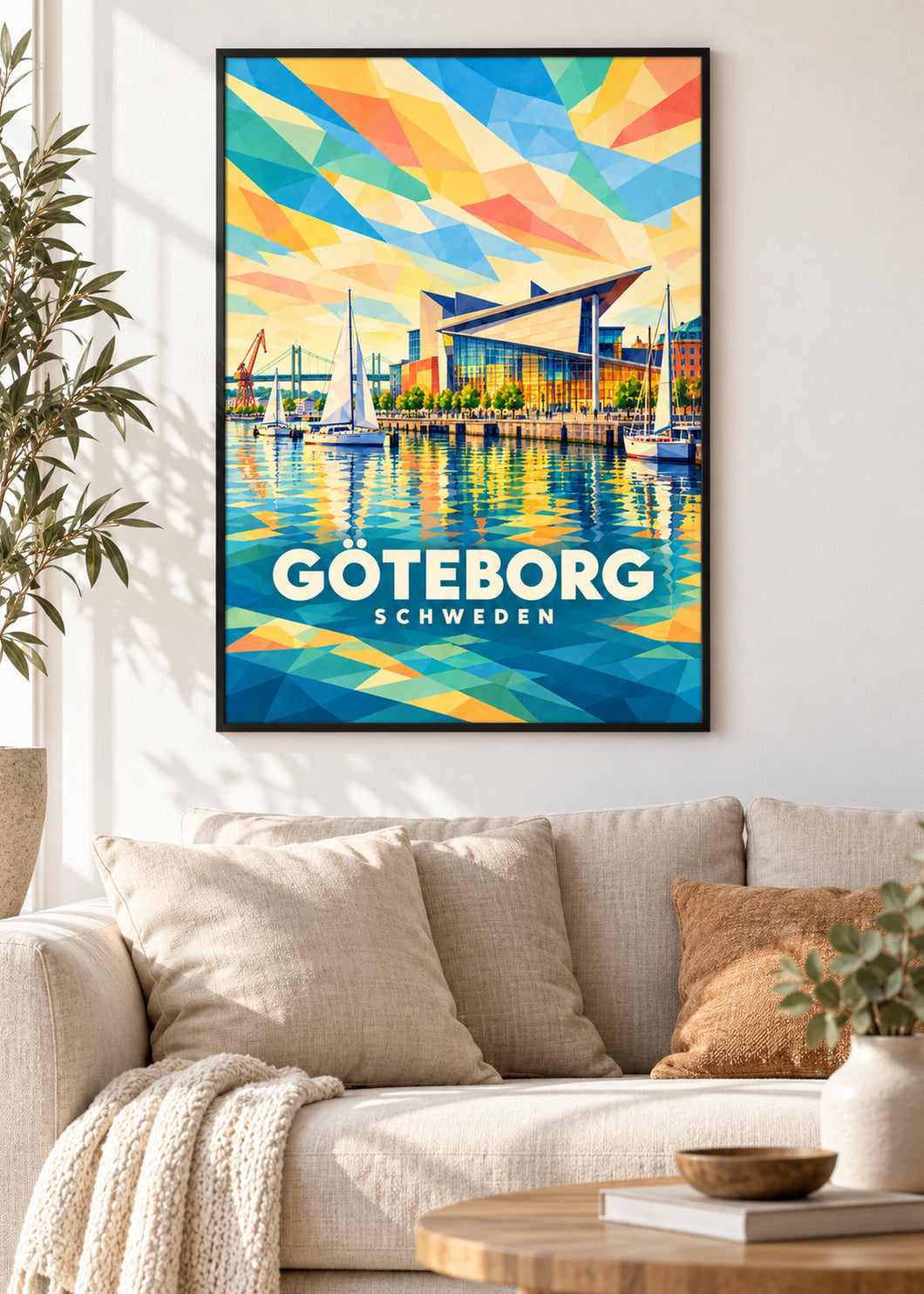 Göteborg – Schweden – schwarzer Rahmen