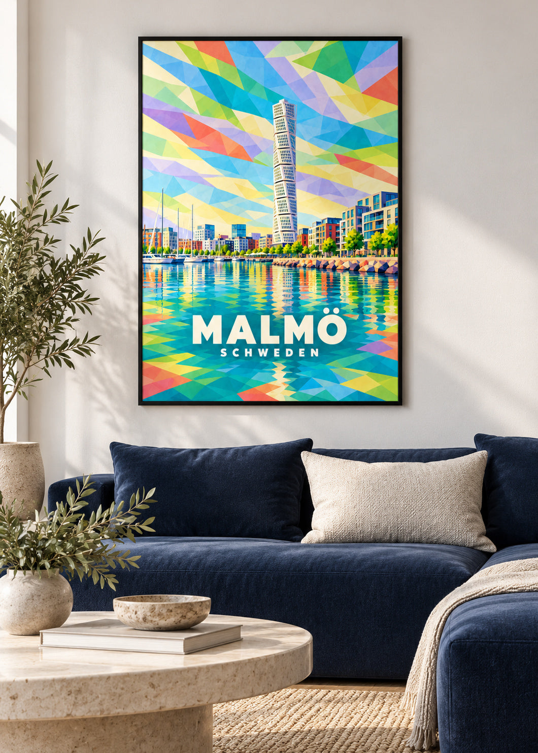 Malmö – Schweden – schwarzer Rahmen