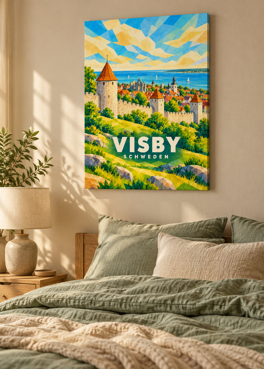 Visby – Schweden – Slim-Leinwand