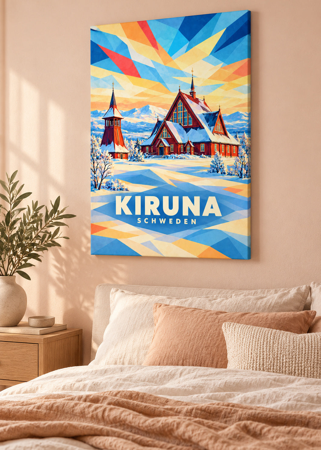 Kiruna – Schweden – Slim-Leinwand