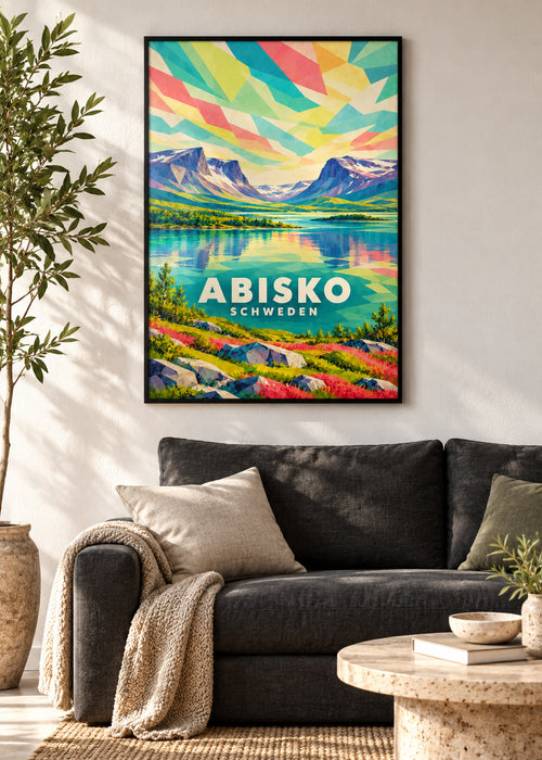 Abisko – Schweden – schwarzer Rahmen